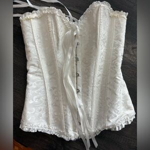 Elegant White Corset. Small.